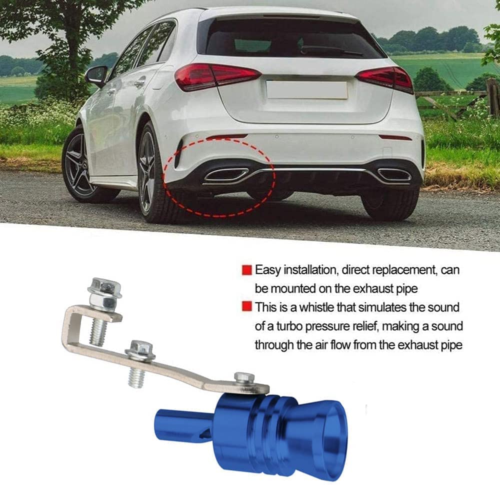 Fischietto Turbo Fake Per Auto E Moto - Simulatore Suono V8 Per Scarico, Universale Nero Taglia M - Foto 10