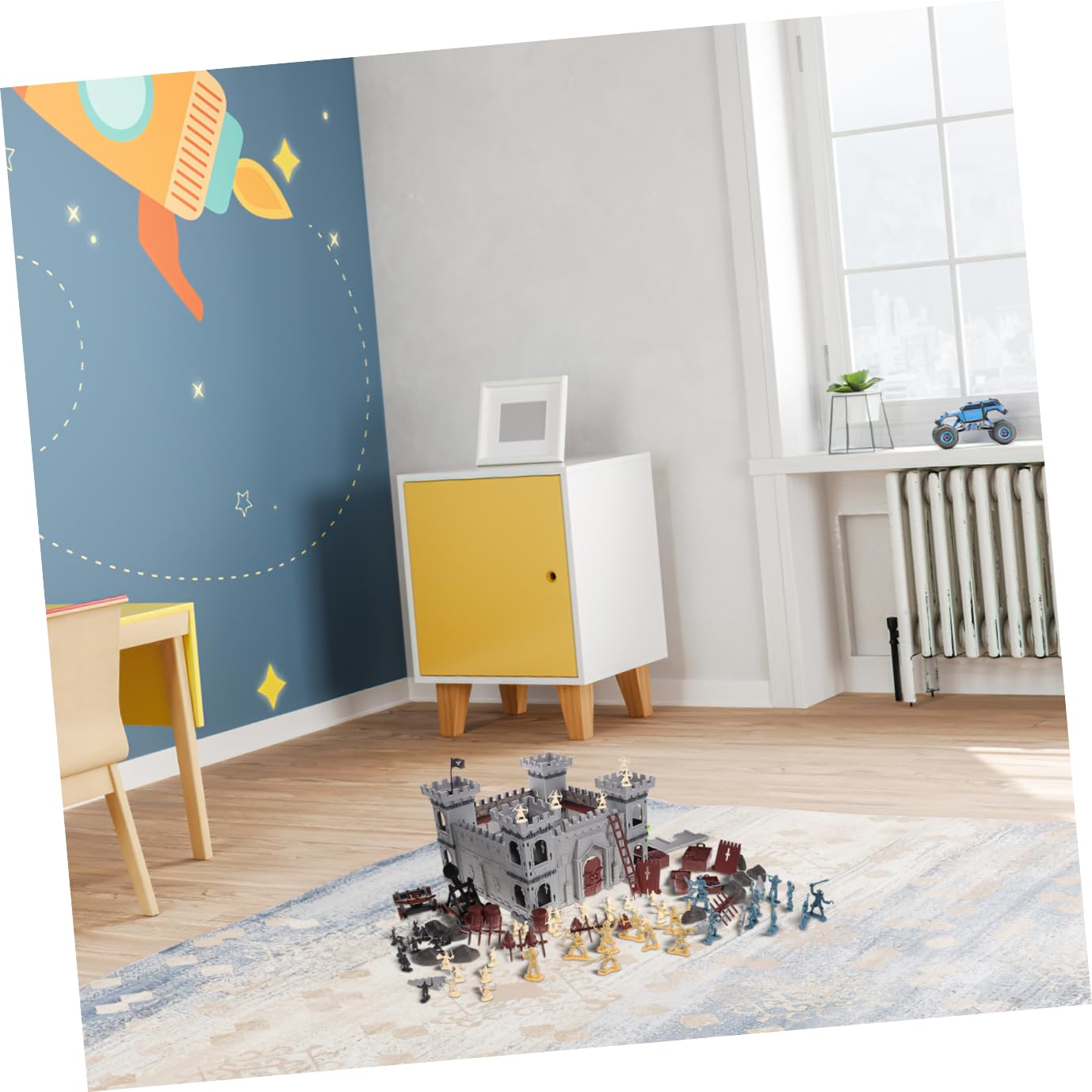 TOYANDONA Set Castello da Assemblare in Plastica, Stile Pirata | Accessori Inclusi, 310 Pezzi Totali, per Gioco e Uso Educativo, Adatto a Ragazzi e Ragazze