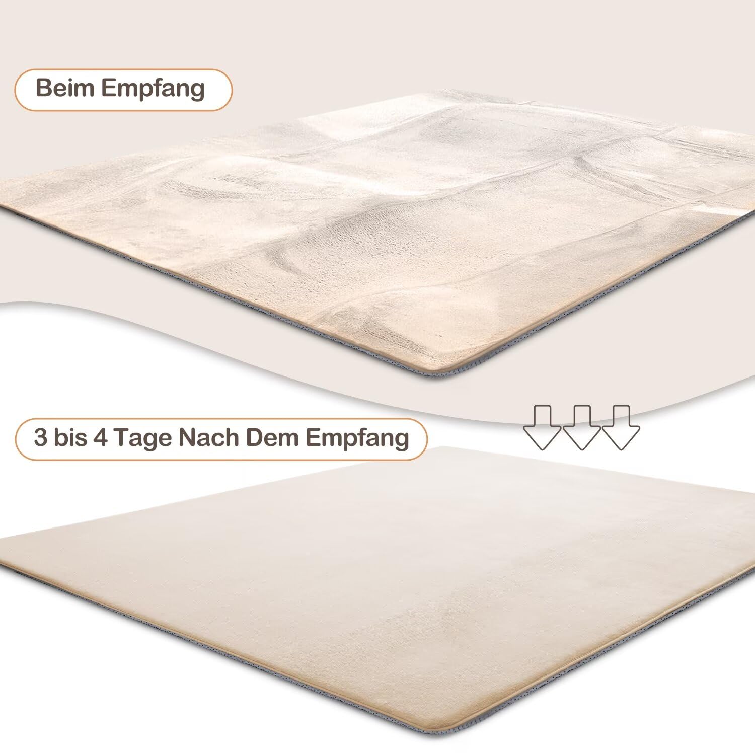 Krabbelmatte für Baby, 200×220×3CM Kinderteppich, rutschfest, | Weicher, Dicker Kinderteppich, Baby-Krabbelmatte, Rutschfester Untergrund, Schutz beim Spielen, Geeignet für Mädchen & Jungen