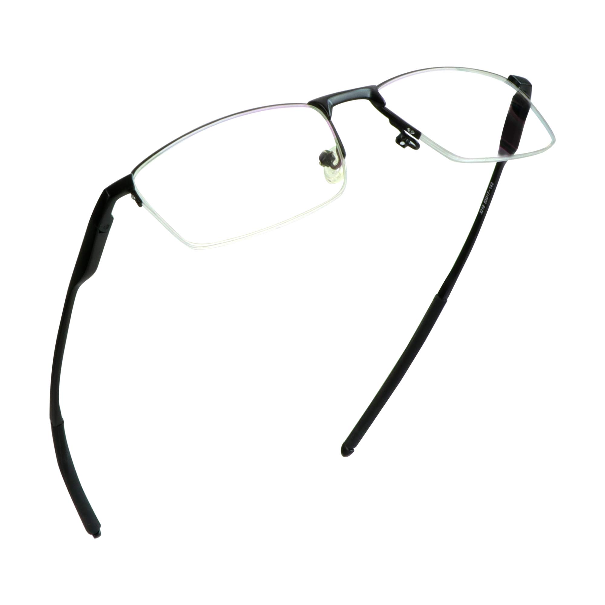 LifeArt Blue Light Blocking Glasses, Anti Eyestrain, Computer Reading Glasses, Gaming Glasses, TV Glasses for Women Men, Stylish Unisex Alloy Square