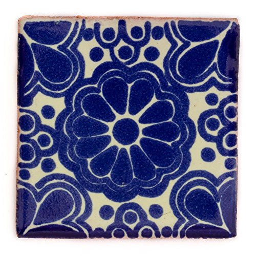 Carrelage en céramique mexicaine - 5 cm - fait à la main et éthiquement négocié par Tumia LAC - Tuile unique Cover