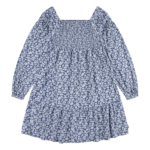 Levi's Girls' Long Sleeve Smocked Dress