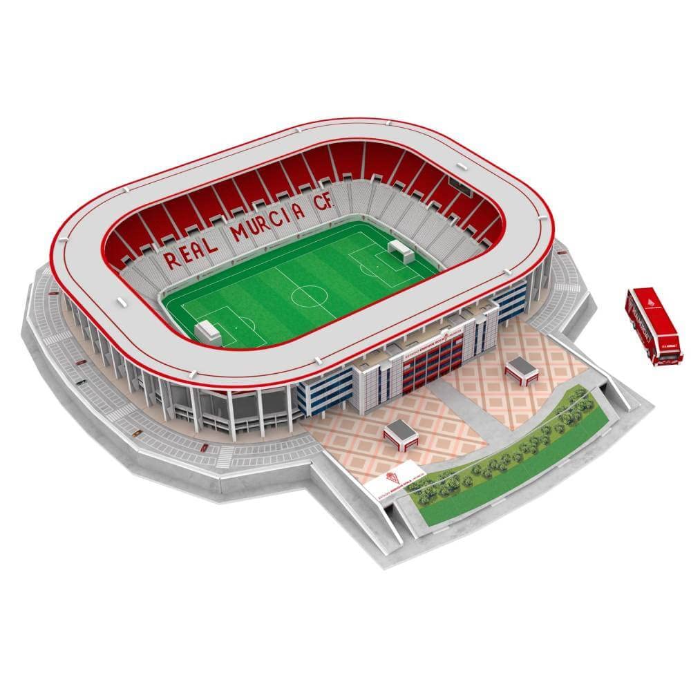 BANDAI Eleven Force Puzzle 3D Estadio Enrique Roca de Murcia (Real Murcia Club de Fútbol). Maqueta Coleccionable Detallada, Regalo óptimo para Fans del fútbol EF15327. — view 3