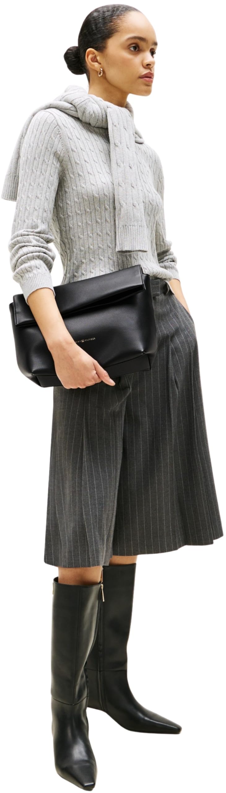 Tommy Hilfiger Damen Crossbody Bag Tasche Logotape Crossover Groß