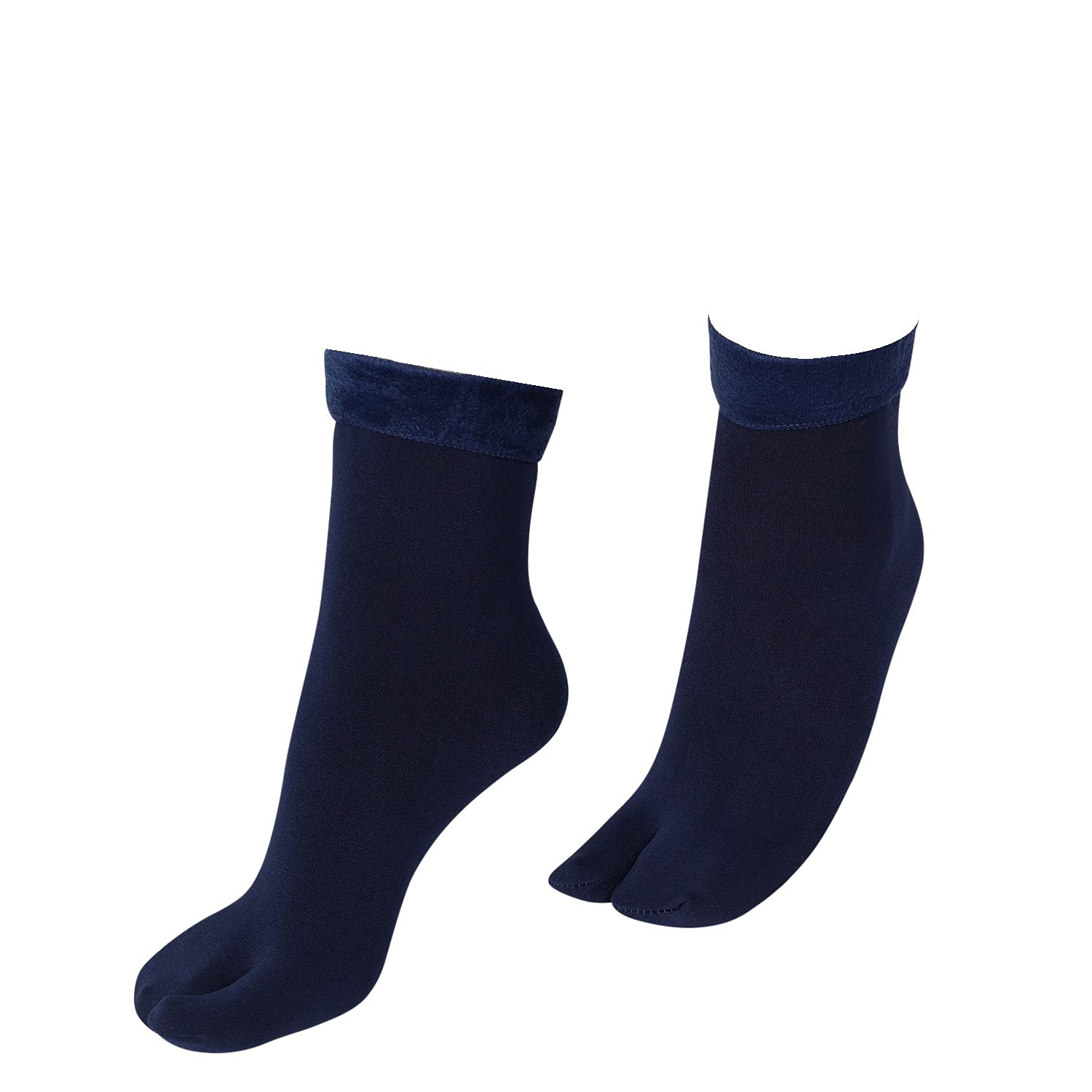 infigo Warm Winter/Snow Fleece Soft Fur Thumb-cut Thermal Socks for Men & Women (Free size)-picture-36