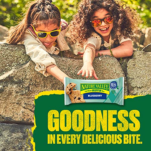 Image of Nature Valley Soft-Baked Muffin Bars, Blueberry, Snack Bars, 5 Bars, 6.2 OZ (Pack of 6)