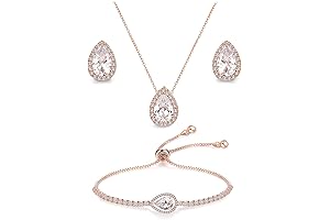 Delicate Dazzling Bridesmaid Jewelry Set