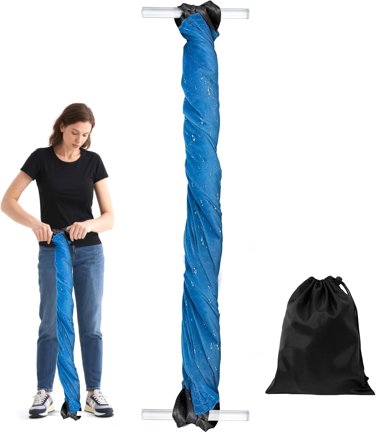 Ultra-Light Manual Clothes Wringer - Hand Crank Laundry Dryer for Lightweight Clothing & Towels, Portable, Compact Eco-Friendly Design - Durable & Space-Saving