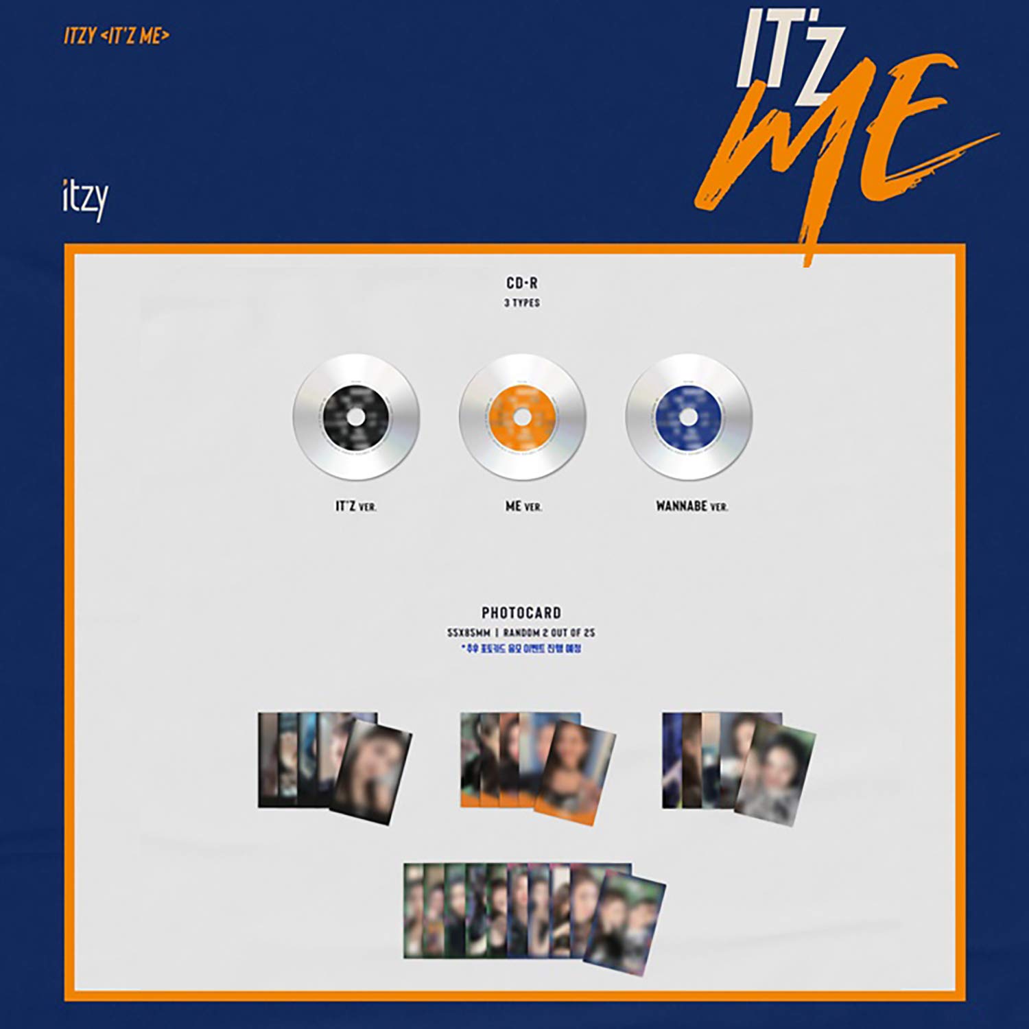 Amazon.com: ITZY 專輯- IT'Z ME [ WANNABE ver] CD + Photobook +