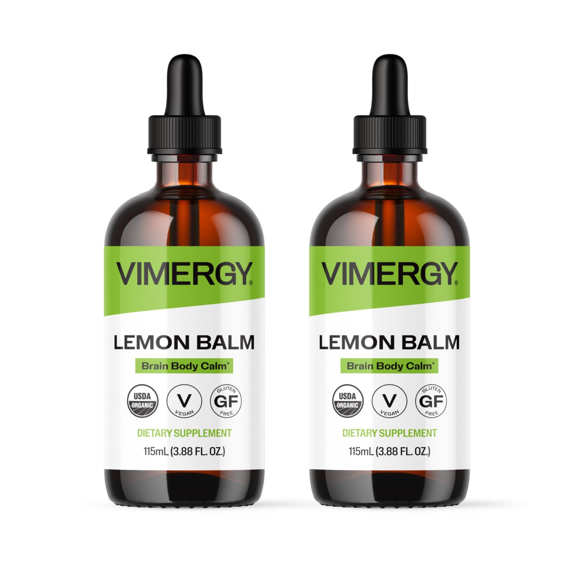 Lemon Balm Organic Tincture, Brain Body Calm*, Alcohol-Free, 4 Mo Supply — Amazon image 7