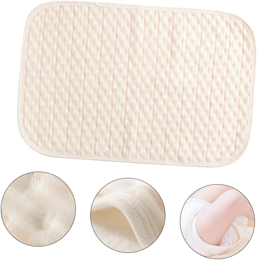 DECHOUS Boy Girl Septum Urinal Pad Washable Diaper Mat for Newborn Care Dual-Sided High Absorption and Breathable Design Easy to Carry and Use
