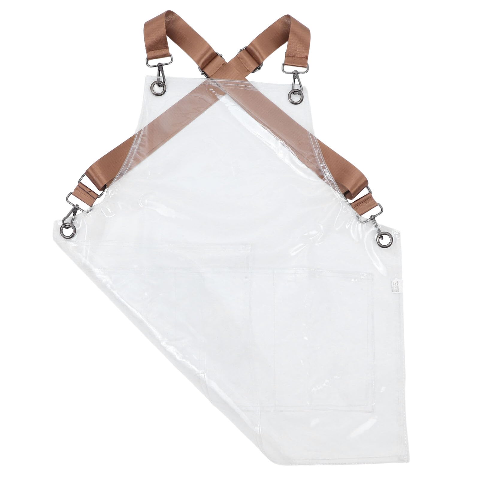 Delantal Transparente para Peluquería y Resistente Manchas con Tiras Ajustables Protección Profesional para Estilistas y Cocineros