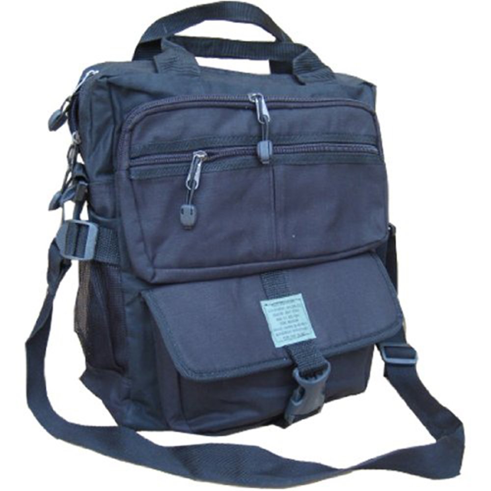 Zip Zap Zooom Unisex Black Mens Army Retro Combat Cargo Surplus Travel Shoulder Bag Messenger