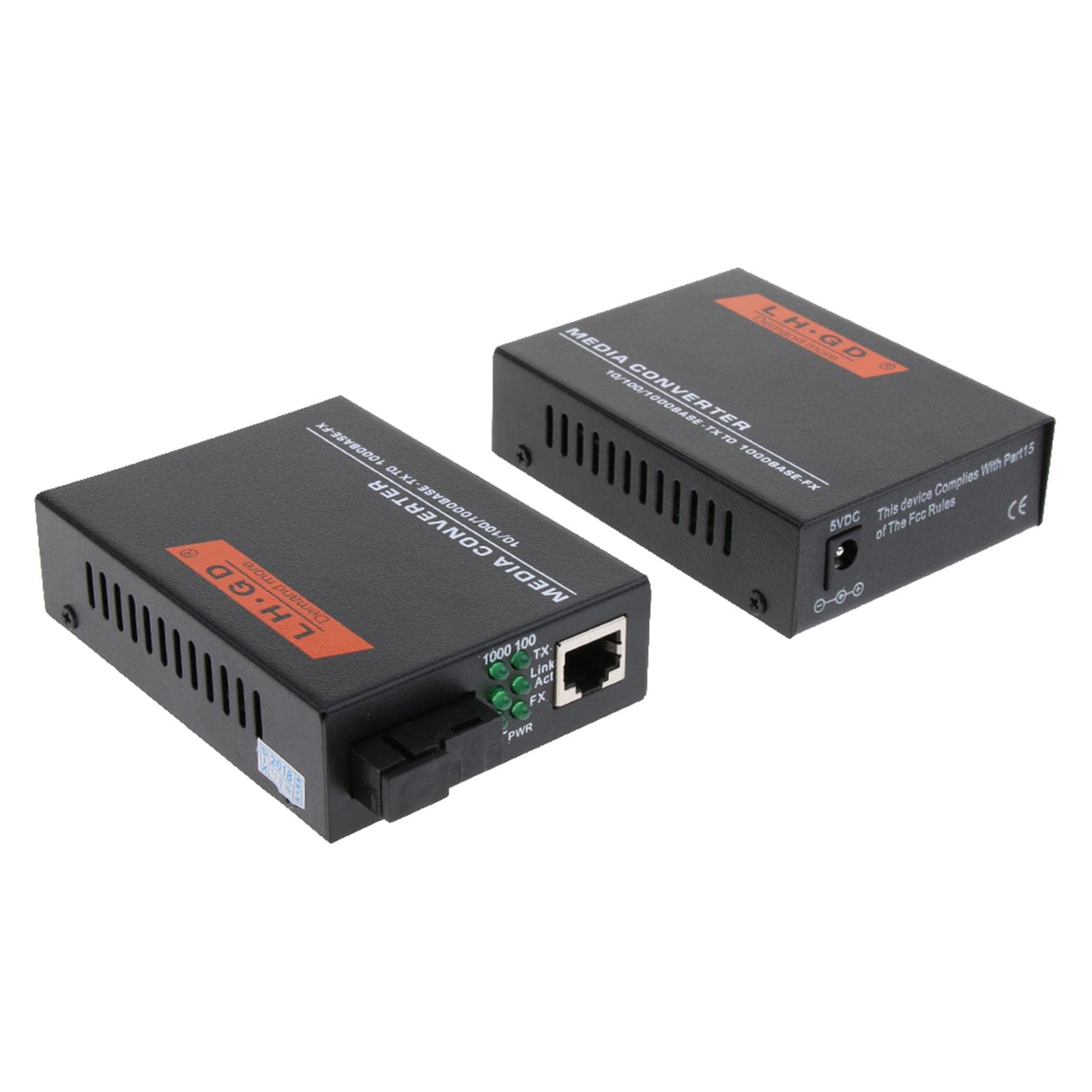 CALANDIS® 2X 1000Mbps External Ethernet Media Converter Single Mode Fiber Transceiver-image-29