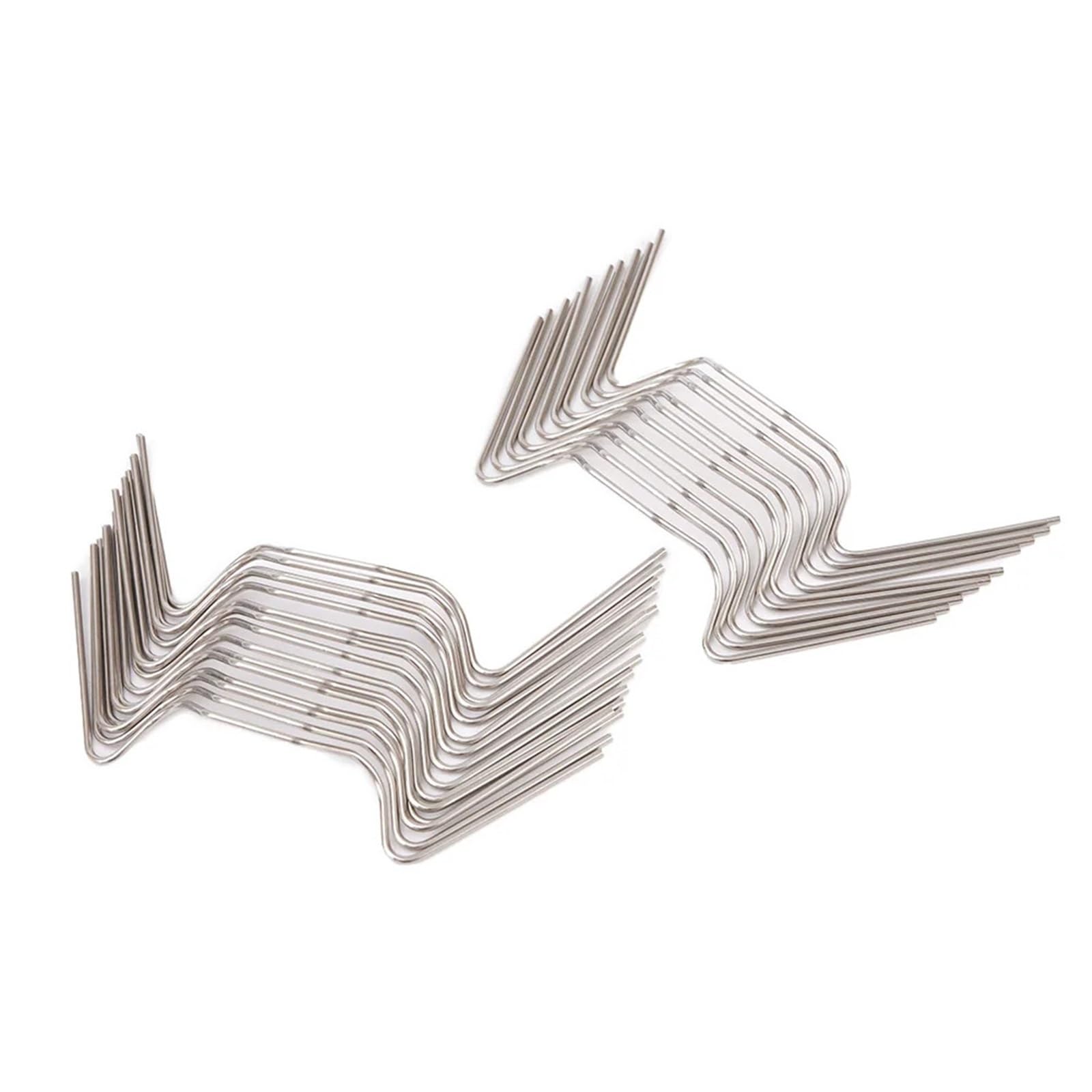 Gewächshaus-Glas-Clips, 500 Stück, Edelstahl, W-Typ, Gewächshaus-Clips aus 304 Edelstahl für routinemäßige Wartung und Reparatur