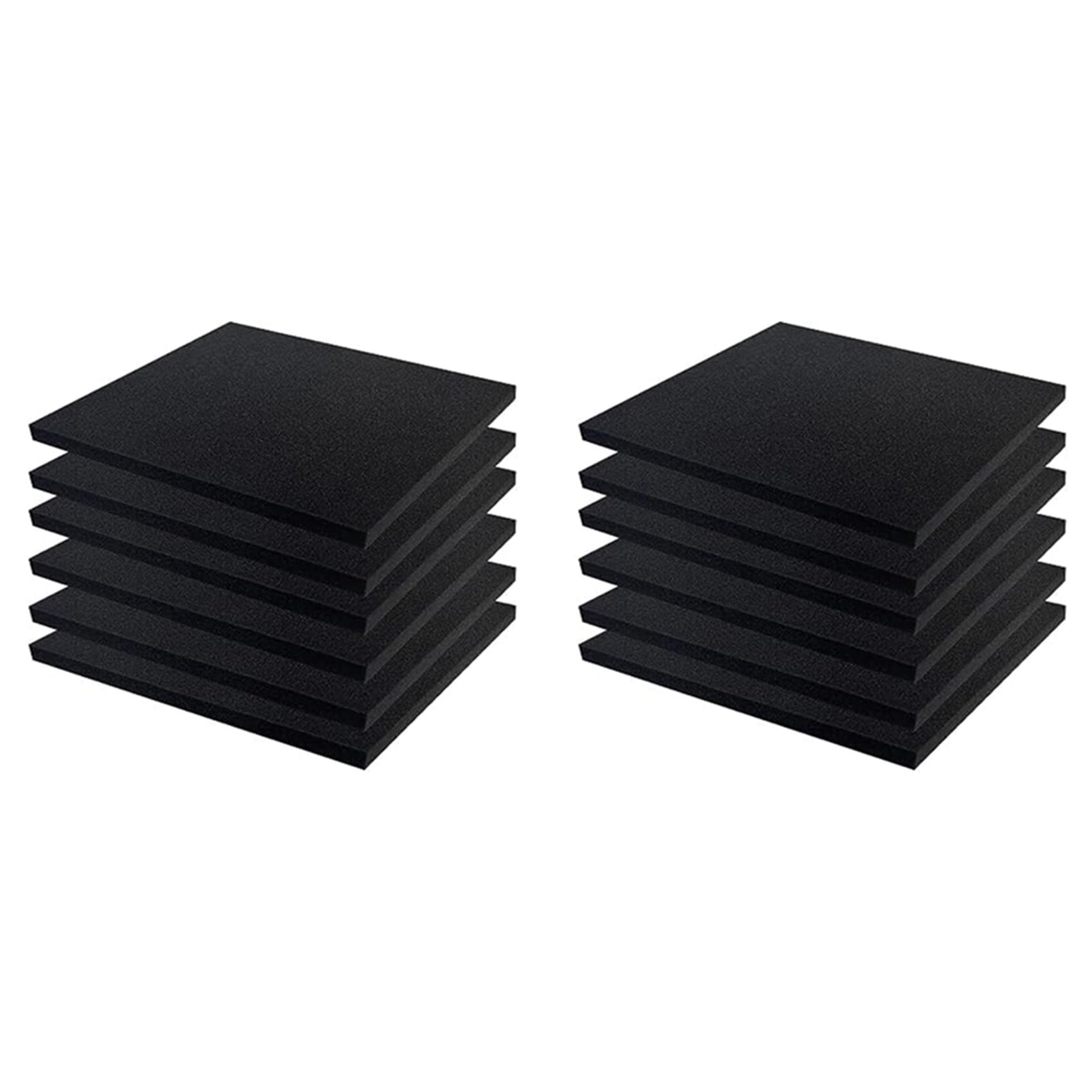 Jnchdghwa 12 PCS Polyurethane Foam Sheets Foam Pads for Case Packaging Toolbox Cuttable Crafts Foam Pads, 40X30X3cm