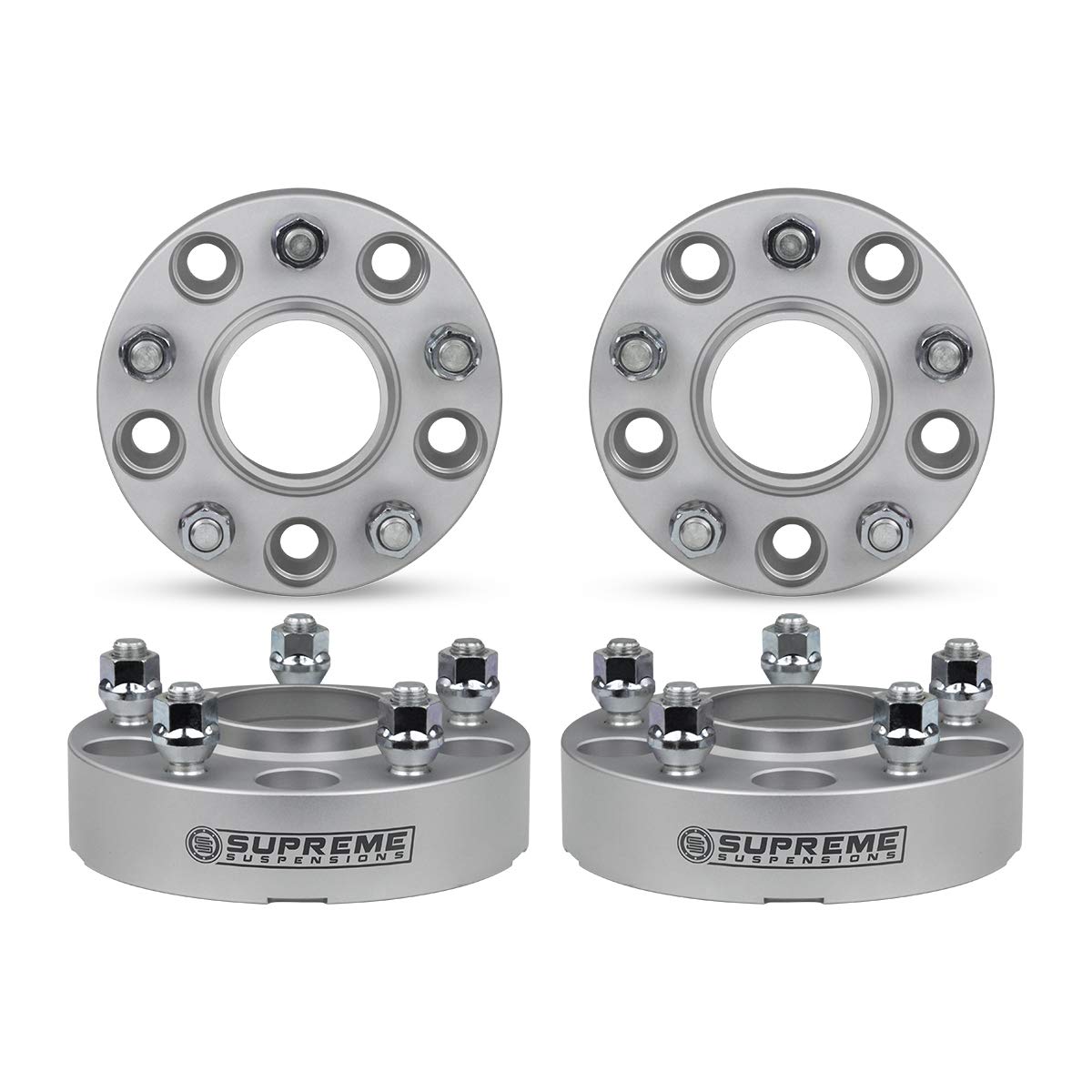 Buy Supreme Suspensions 4pc Set [Silver] 2" Hub Centric Wheel