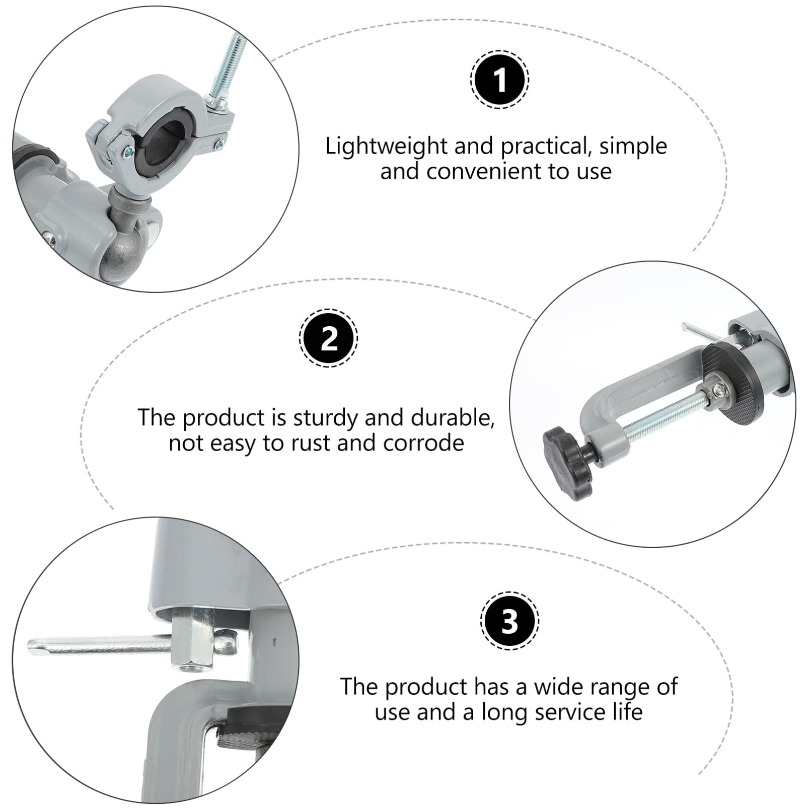 LIFKOME Bench Clamp Vises Mini Clamps 360 Degree Rotating Professional Vise for Electric Tools