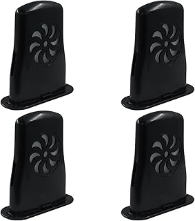 4 Pcs Acoustic Guitar Humidifier, Black Guitar Soundhole Humidifier Silent Running Tool, Moisture Reservoir Maintenance Tool for Prevent Cracking/Acoustic Guitar Owners