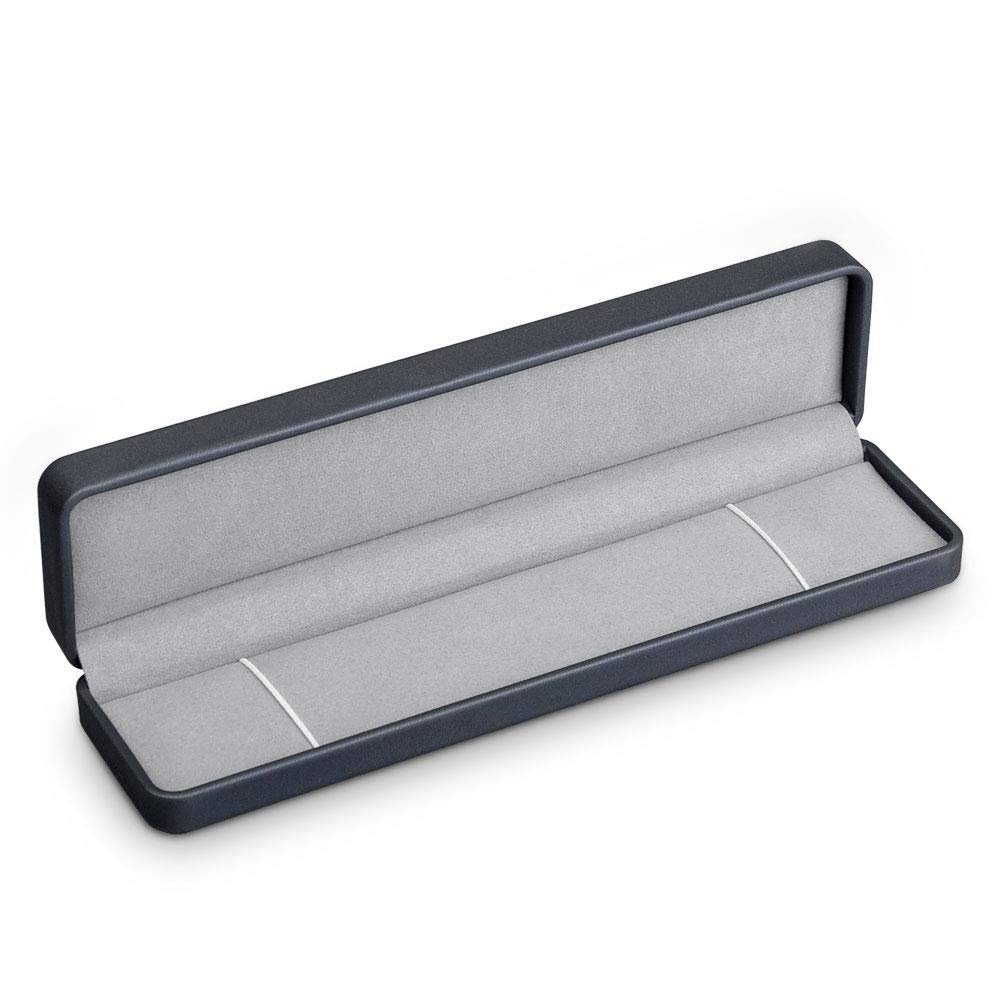 ITNXVKGES Necklace Box Necklace Organiser Boxes PU Leather Long Chain Box for Christmas Valentine's DayCeremony Birthday Anniversary