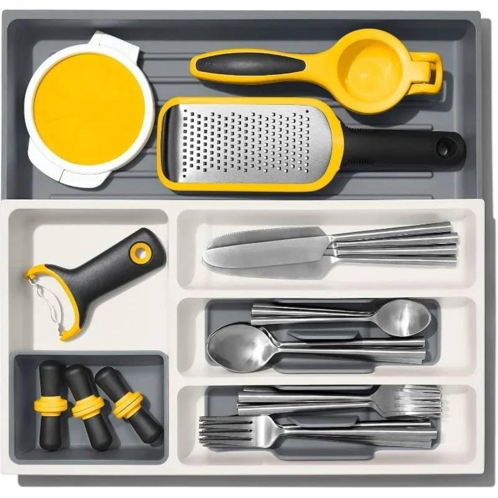 Expandable Kitchen Utensil Organizer Drawer Insert