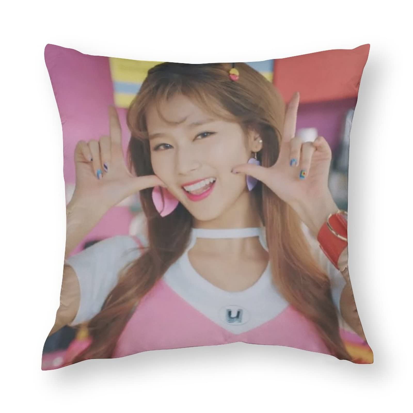 Amazon.co.jp: TWICE サナ クッションカバー 座布団カバー ソファー