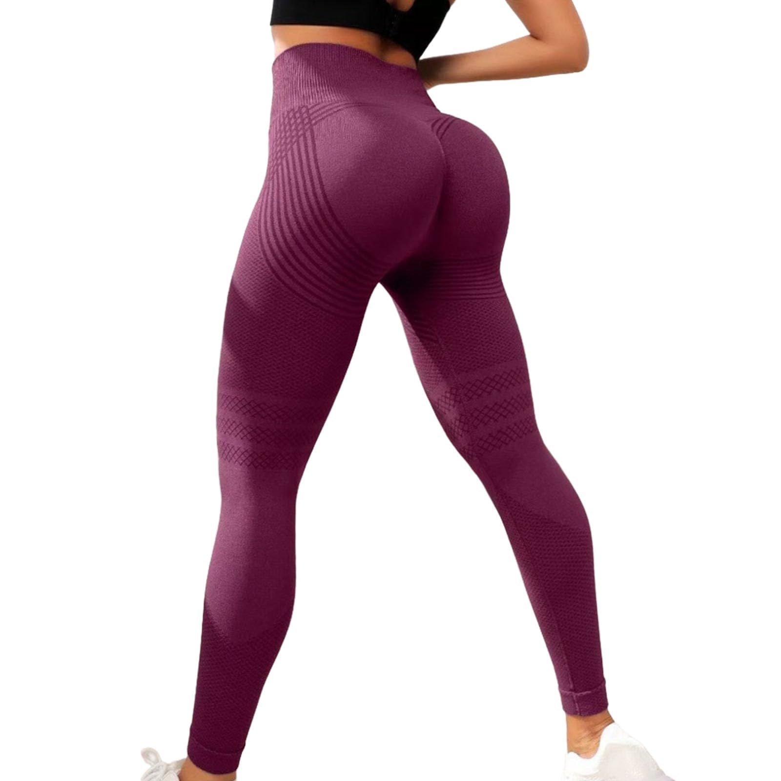 Resistance Band Leggings for Women, High Waist Leggings with Built-in Resistance Bands for Yoga, Gym, Workout