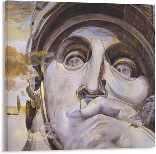 Vista 105 de 40 pinturas famosas de Dali - Salvador Dalí - El Ángelus arquitectónico del mijo - Póster artístico en lienzo y arte de pared, póster moderno