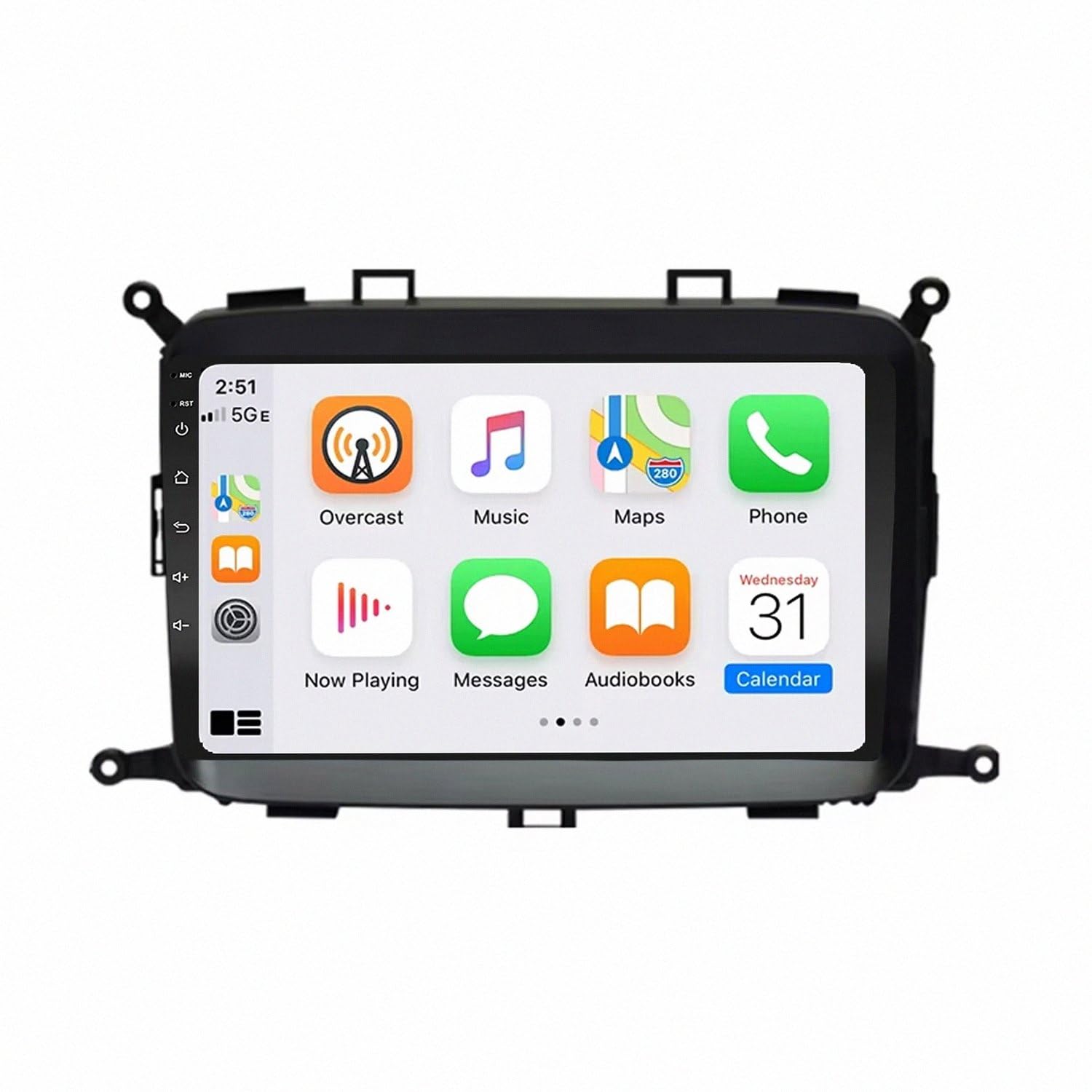 Odtwarzacz Multimedialny 2-Din dla Honda Jazz 1 Fit 2002-2007 Bezprzewodowe Carplay I Android Auto, Pojemnościowy Ekran Dotykowy, Nawigacja Gps Radio Fm Z, 8 Rdzeń 6G+128G