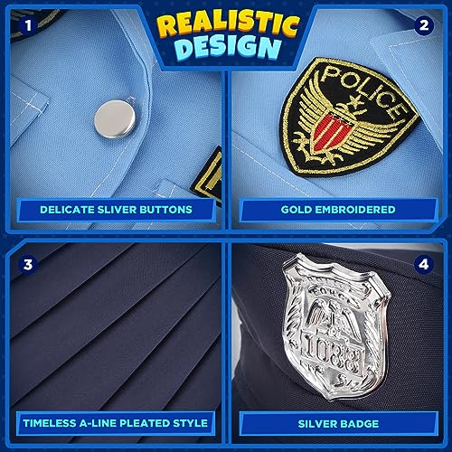 Girls Police Officer Costume DROPS TO (MORE OPTIONS AVAILABLE) - image 3