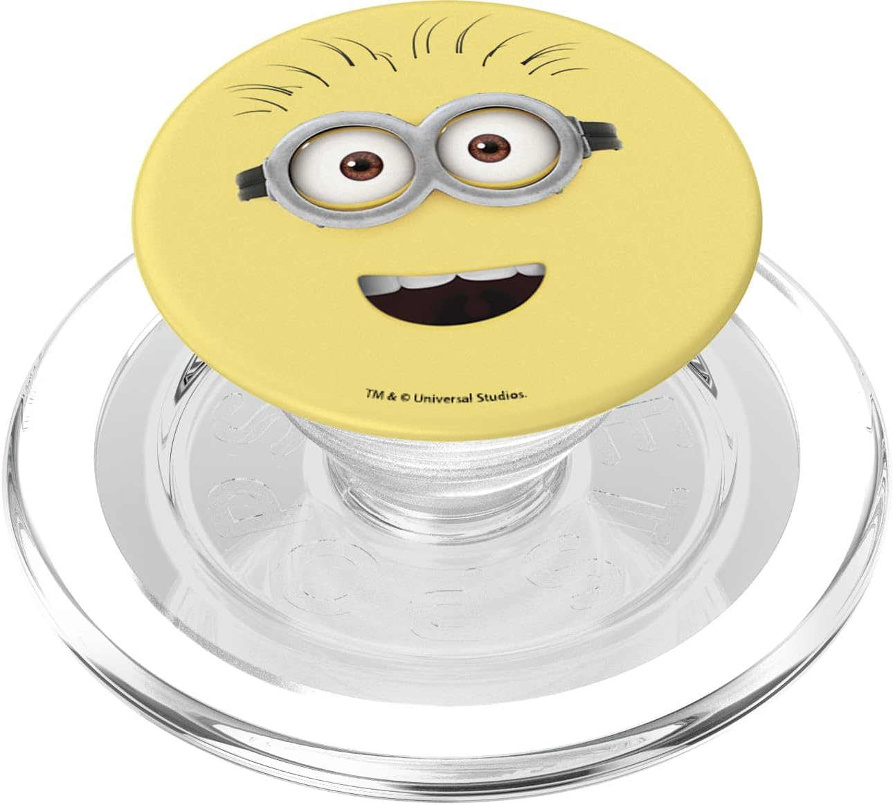 Despicable Me Minions Happy Open Mouthed Minion PopSockets PopGrip for MagSafe