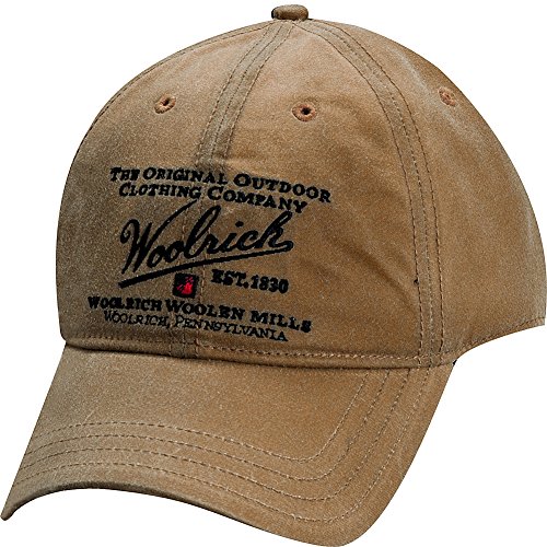 Buy WOOLRICH Oil Cloth Baseball Cap Hat (Tan) at Amazon.in