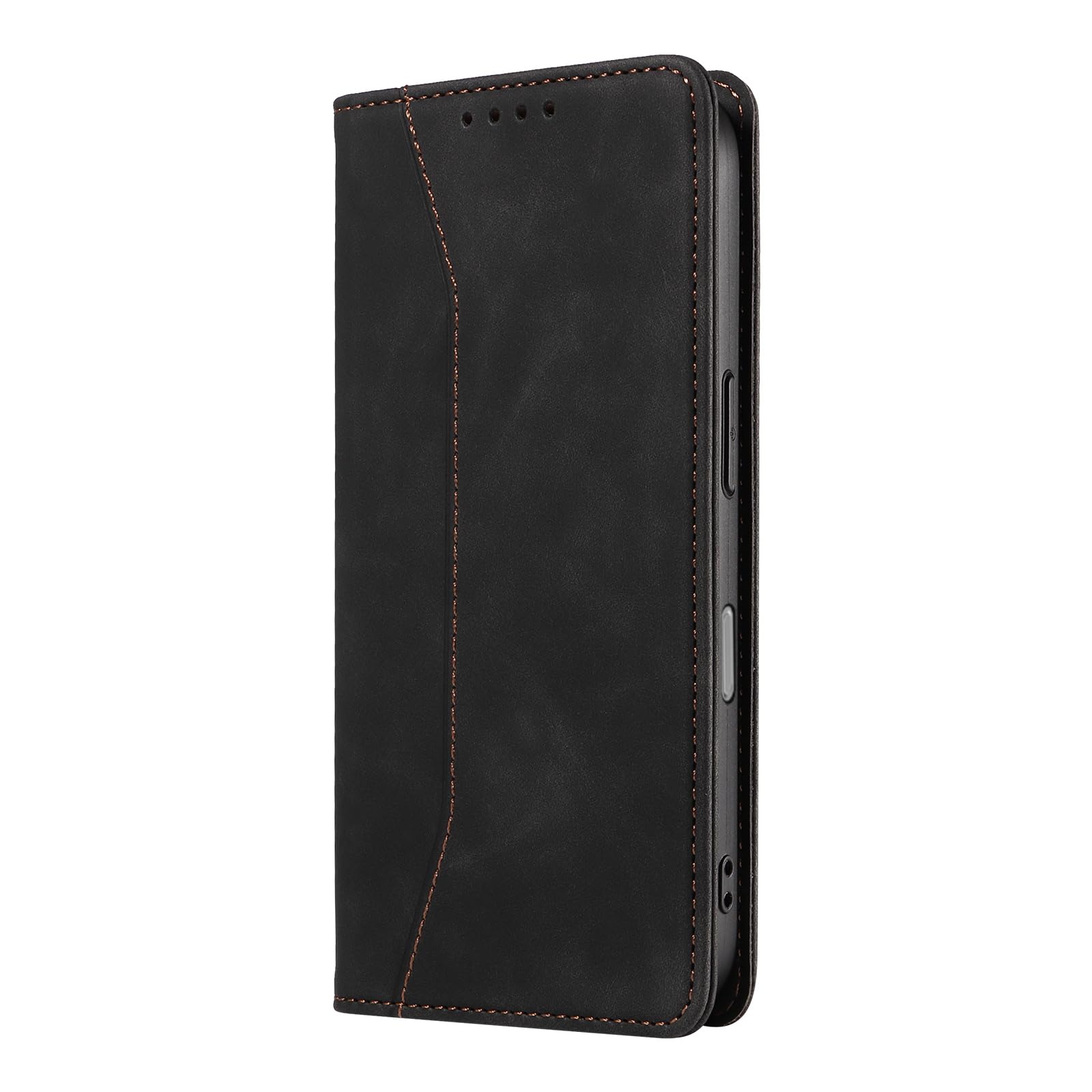Étui portefeuille iPhone 17 Pro Max noir avec béquille intégrée - 8