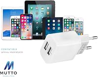 MUTTO USB Töltő 5V 2A Dupla Port Intelligens Technológiával Fehér 7