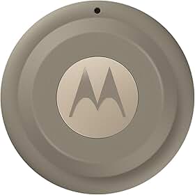 Moto Tag 2 - Rastreador Motorola Bluetooth, UWB, compativel com Android (app Localizador Google), IP68-1 unidade - Bege - 1 unidade