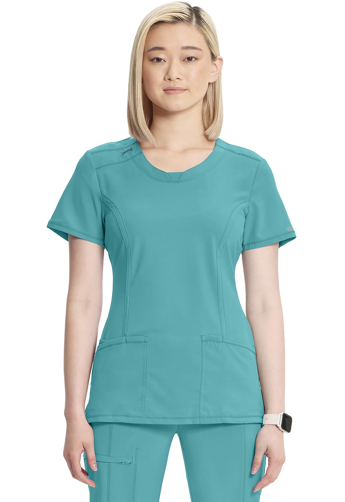 InfinityCherokee Workwear Women's Infinity Crew Neck Scrubs Shirt