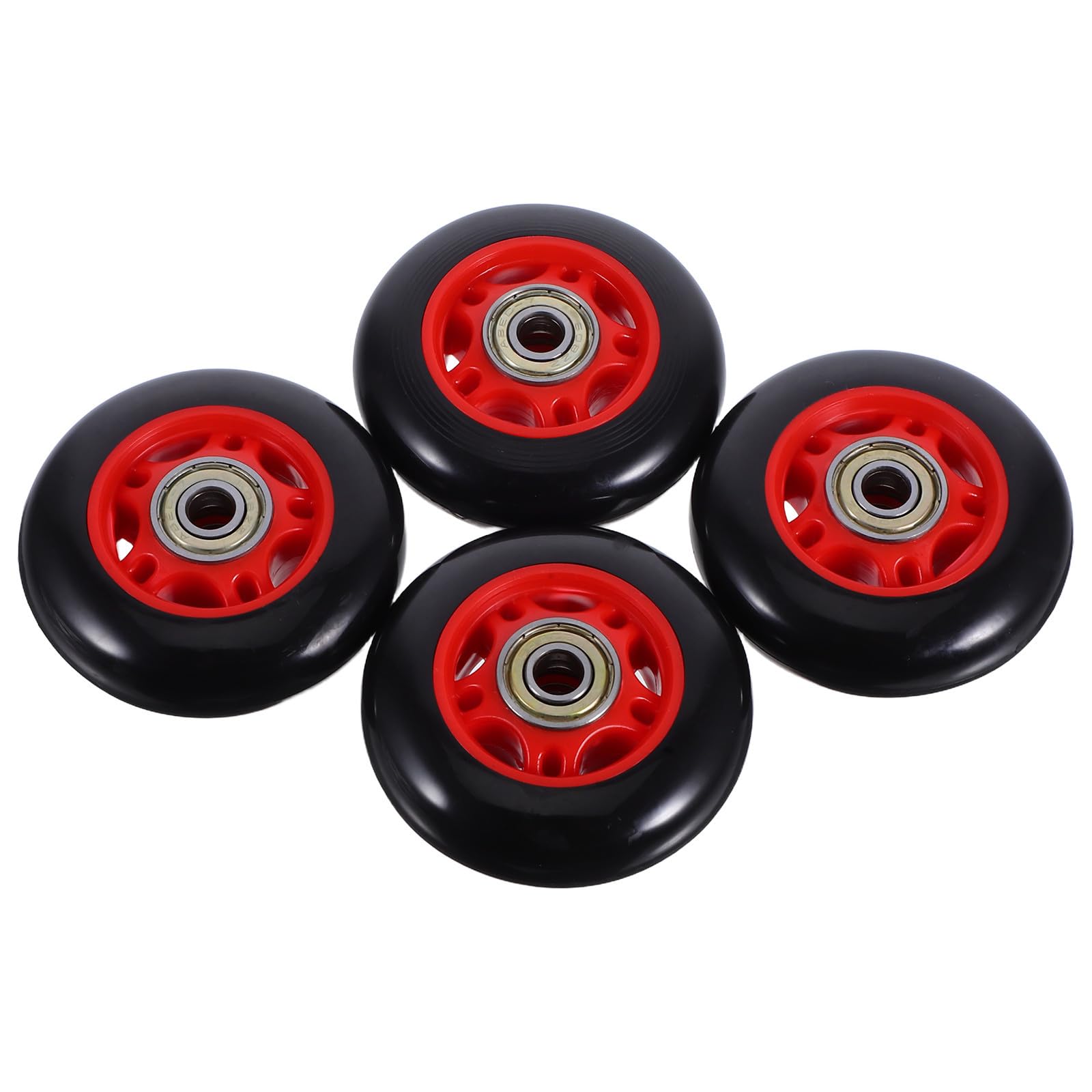 Rodillo para abdominales COLLBATH de 4 piezas en negro 8