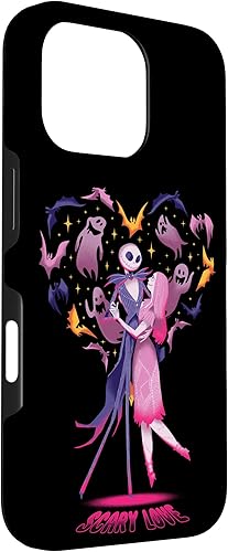 Vista 54 de iPhone 12 Pro Max Disney The Nightmare Before Christmas Jack Sally Scary Love Case
