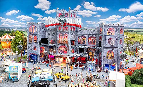 FALLER Kleinstation Zindelstein Modellbausatz mit 86 Einzelteilen 202 x 102 x 75 mm I Modelleisenbahn Zubehör H0 Gebäude I Modelleisenbahn H0 Bahnhof