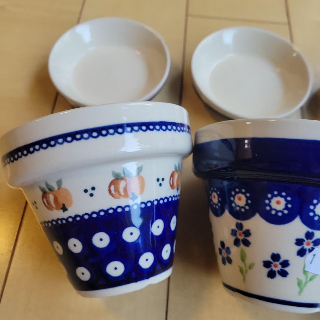 ポーリッシュポタリー ザクワディ 植木鉢 3個セット ポーリッシュポタリー ザクワディ 植木鉢 3個セット