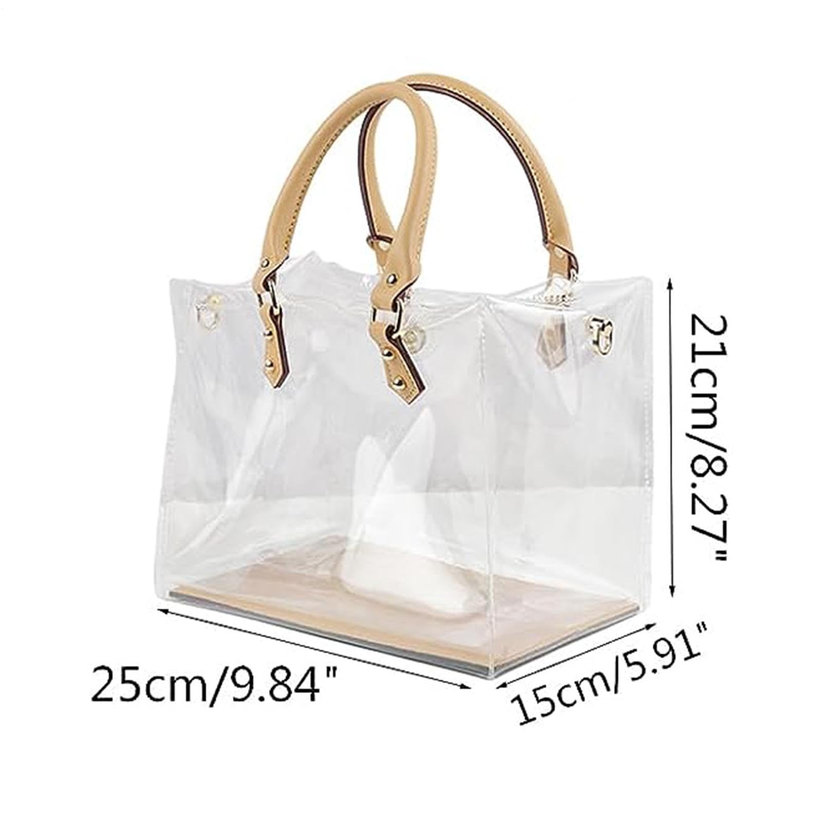 Transparente Stadion-Tasche – transparente Tasche, Reißverschlusstasche | Schultertasche zugelassen für Konzertsäle, Sicherheitstasche für Sportveranstaltungen, klein