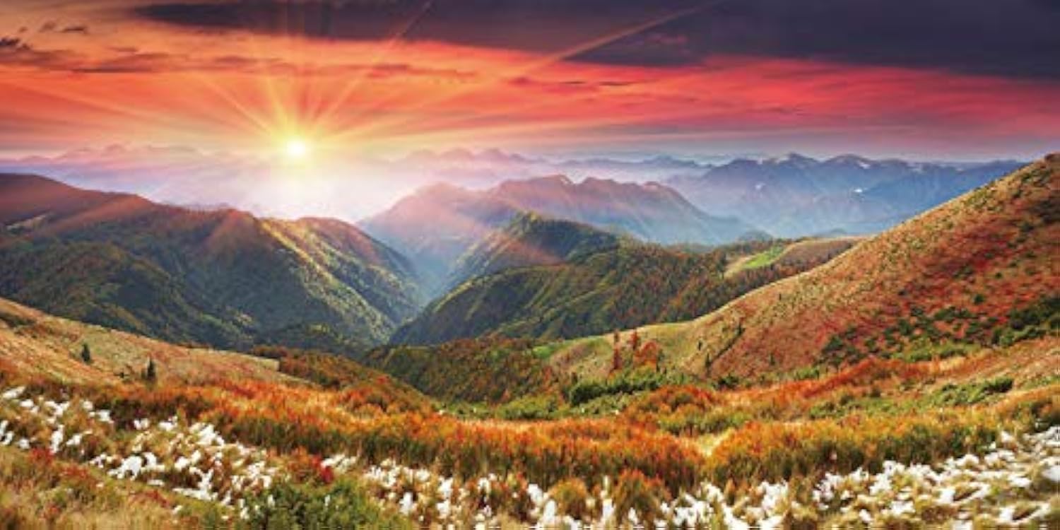 Amazon.com : Yeele 20x10ft Autumn Mountain Landscape Background