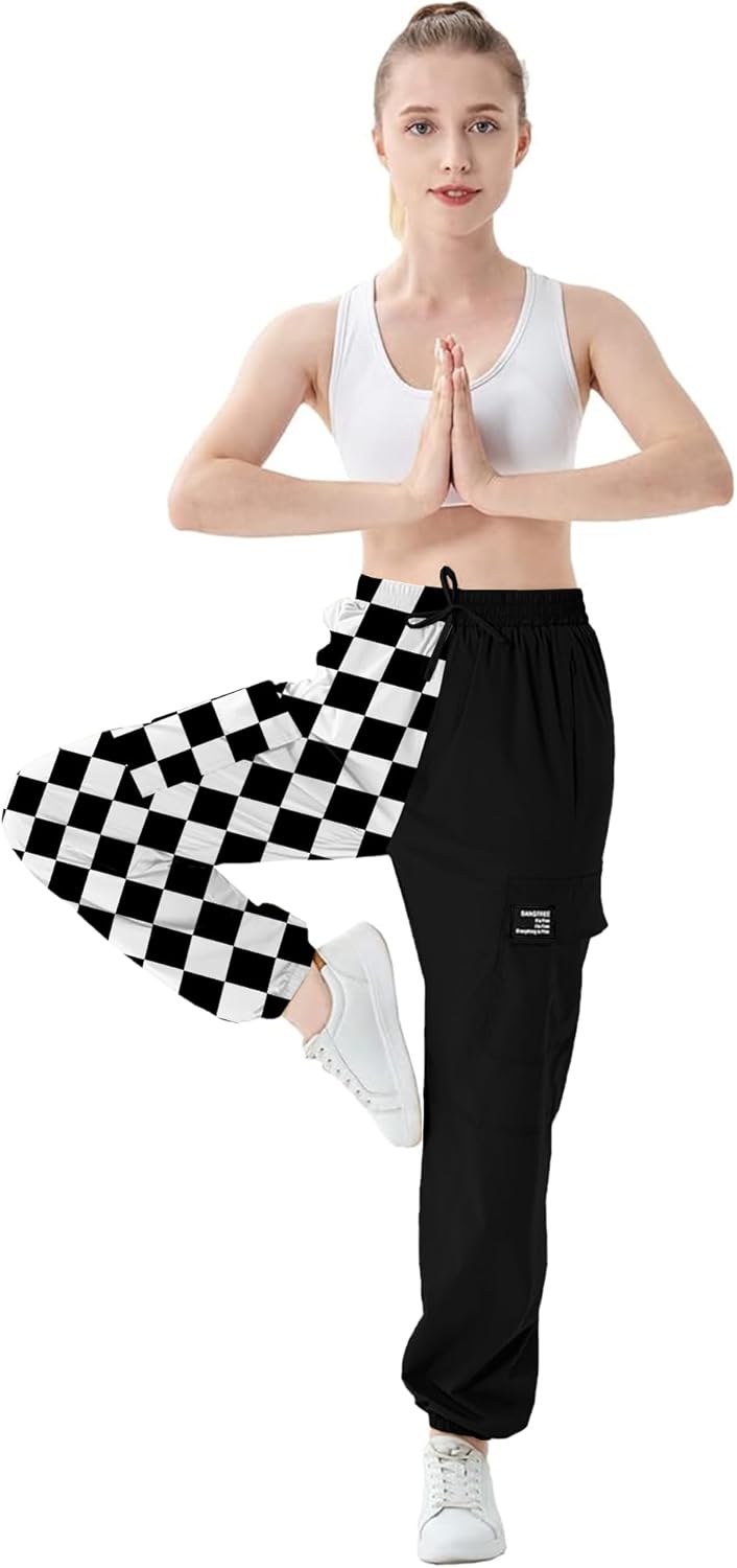 SANGTREE Hiking Pants Water Resistant Quick Dry Lightweight Golf Cargo Safari Joggers Pockets for Girls & Women - Image 5