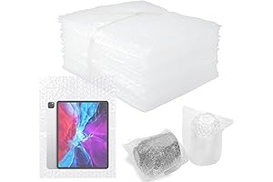 50Pcs Clear Bubble Out Bag Pouches, 8X10 Inch Bubble Pouch Wrap, Double...