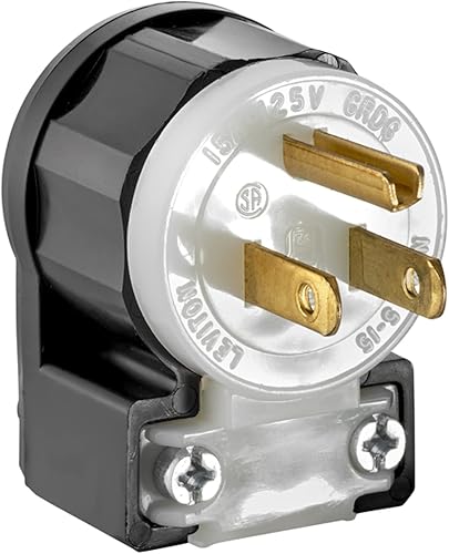 Leviton 30 Amp, 125 Volt, NEMA L5-30P, 2P, 3W, Locking Plug, Industrial Grade, G
