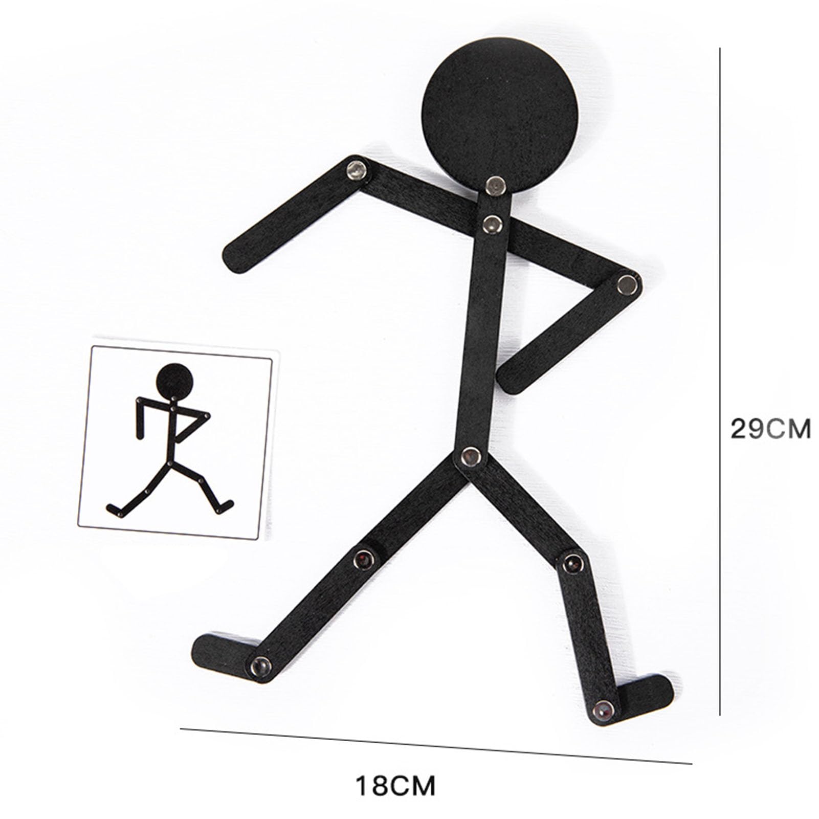 Itonash Wood Stickman Puzzle Toys, Wooden Man Puzzle Toy - Image 2