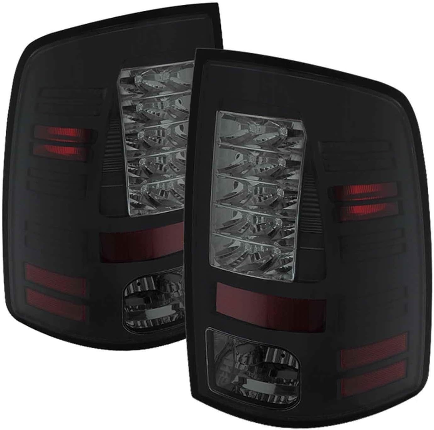 Spyder Auto ALT-YD-DRAM09-LED-BSM Dodge Ram LED Tail Light, Black Smoke