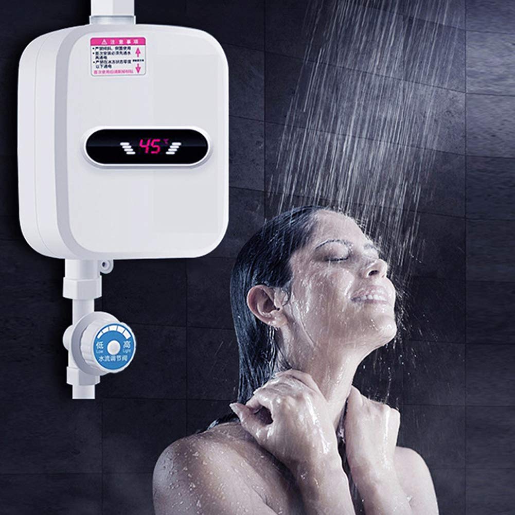 ● インスタント給湯器　3500W電気温水器 Amazon | 電気インスタント給湯器 湯沸かし器 電気温水器 LED