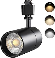 Vista 14 de VANoopee Cabezales de iluminación LED brillantes de 3 colores de 20 W H, regulables, sin parpadeo, para tareas de acento, cocina, riel de techo, luz