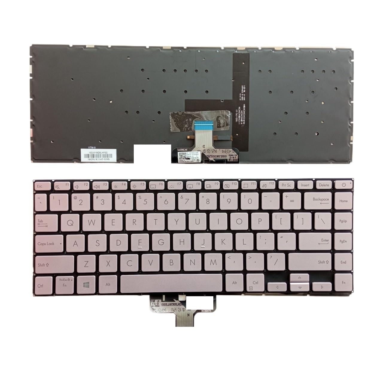 Clavier Zenbook UX435EA U4800 portable QWERTY US rétroéclairé